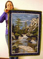 Lyra Bobo - "Mirror Lakes" Art Quilt